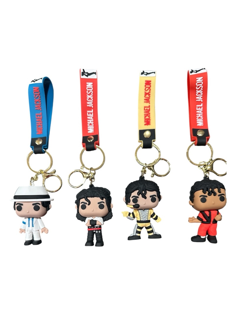 Michael Jackson Pop! Keychain Set of 4